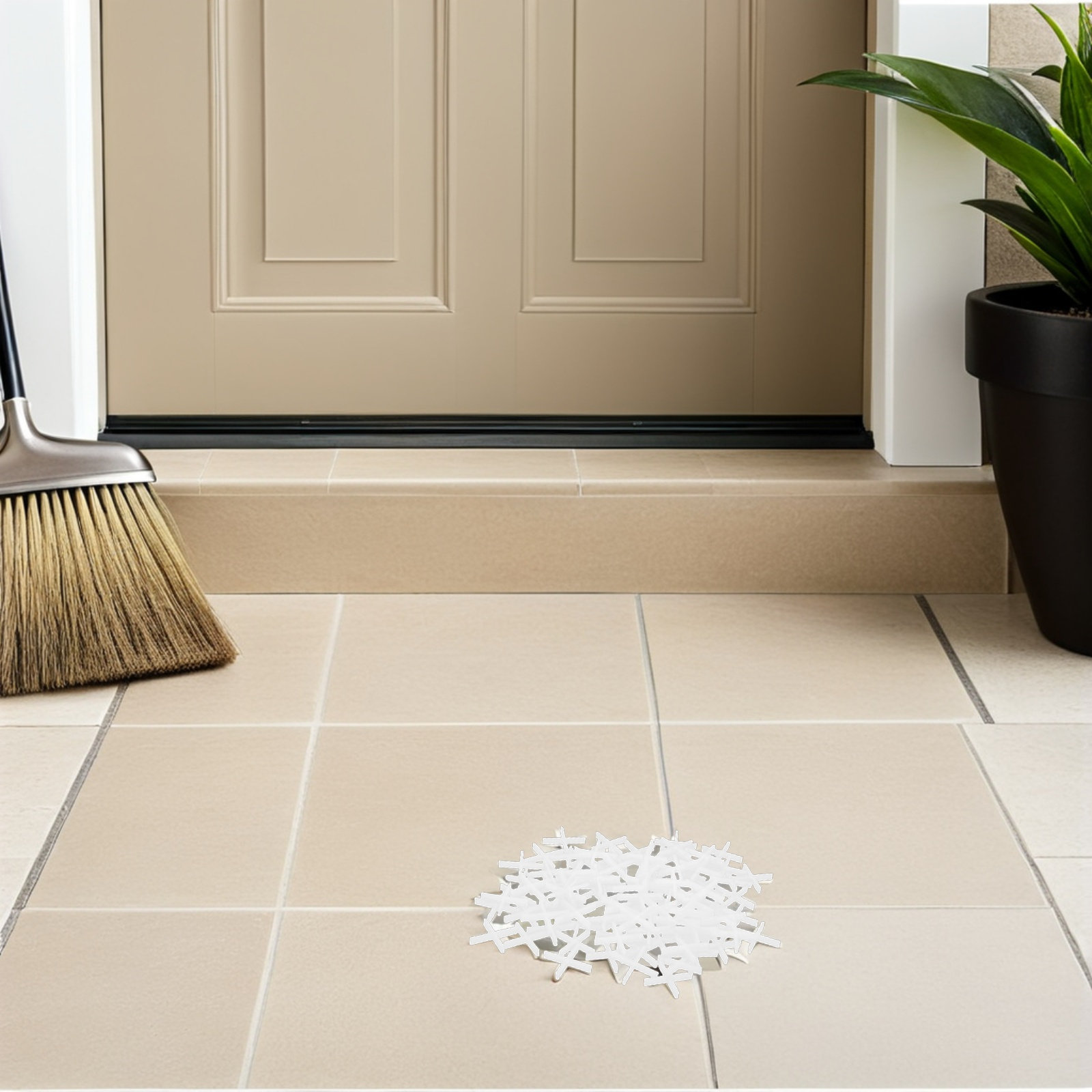 Ceramic Tile Floor - 500 Separadores de Azulejos de Porcelana