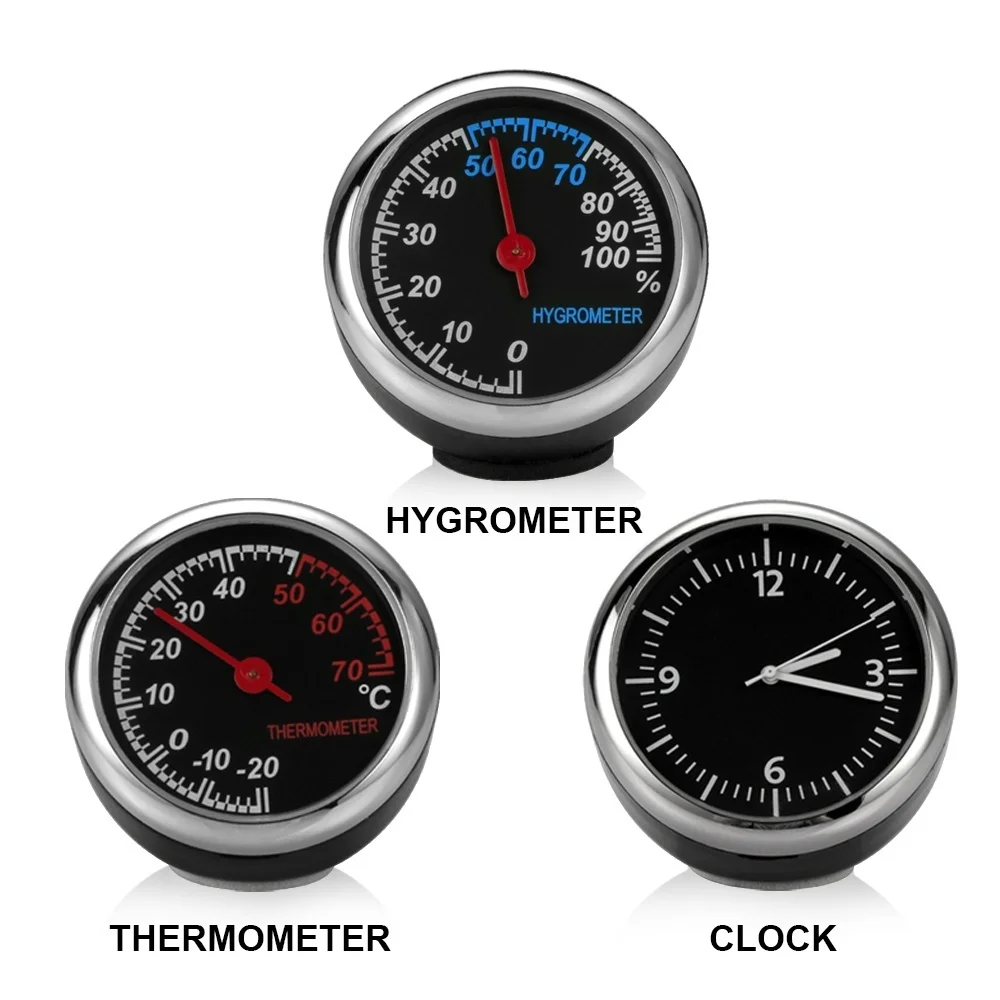 Digital Hygrometer Probe - Mini reloj Digital para automóvil, reloj