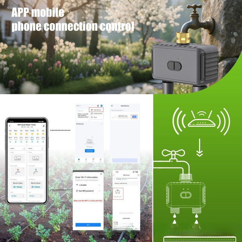Temporizador de riego intelige - Timer Dual Outlet reseña y precio